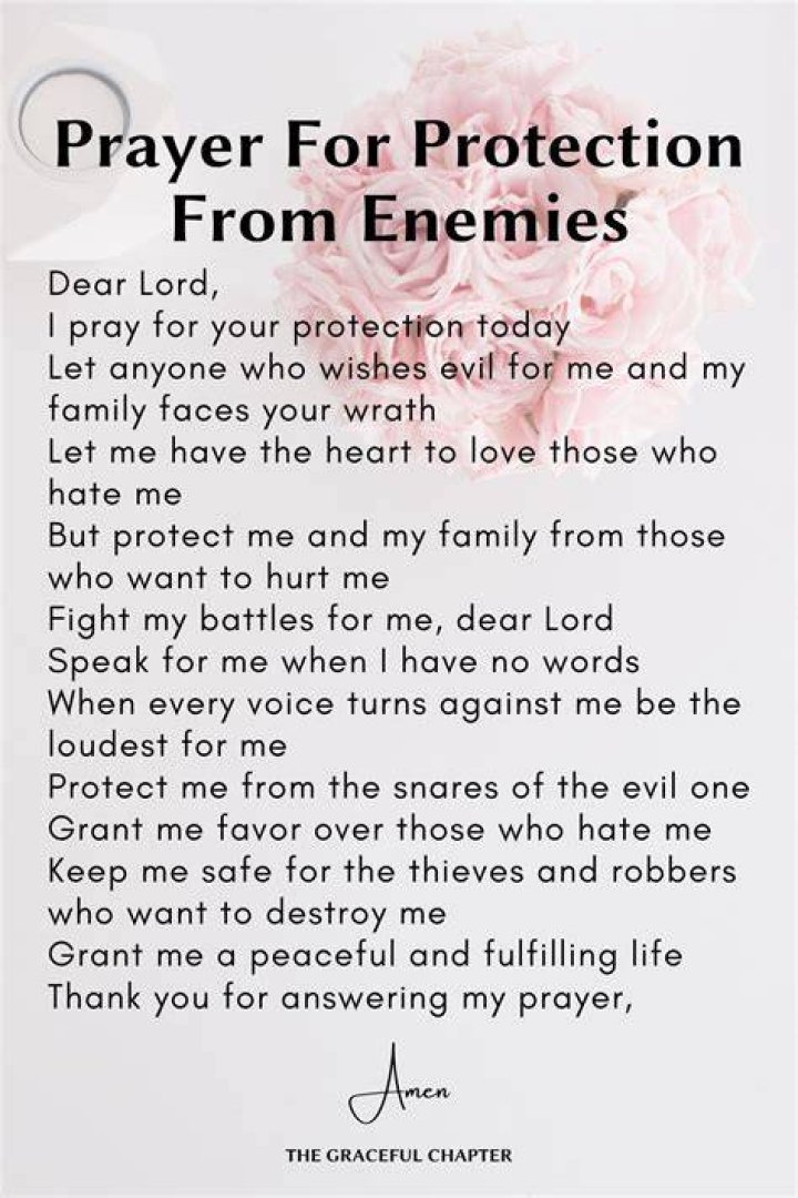 8 Good Prayers For Protection The Graceful Chapter