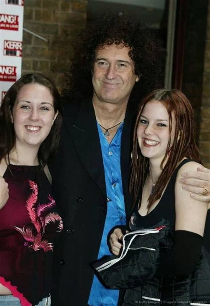 Brian May with his Daughters (Louisa and Emily Ruth)...Ruth is Brian's