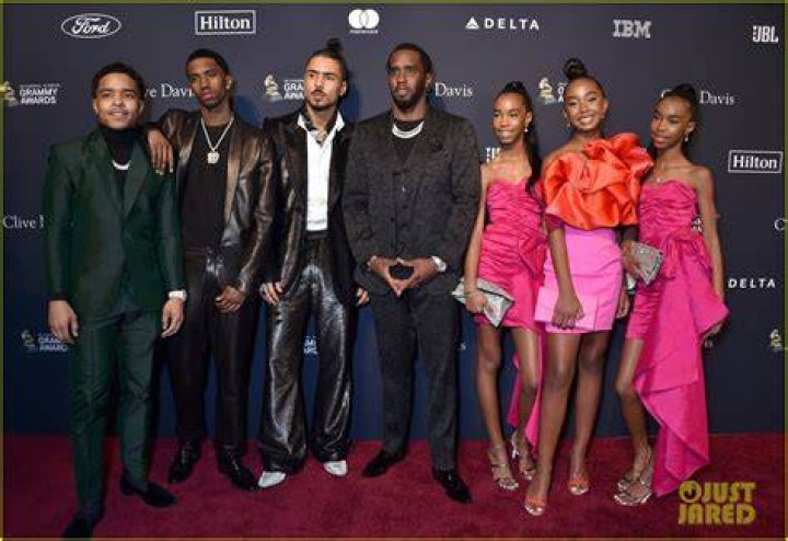 Diddy is Joined by All Six Kids While Being Honored at Clive Davis&rsquo; Pre