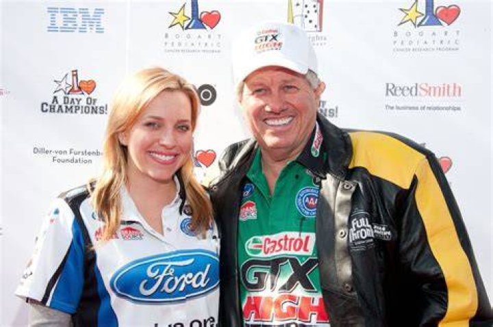 John Force & Brittany Force became the first professional father