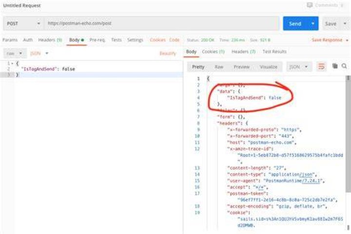 JSON POST request using app sends empty body · Issue 8455