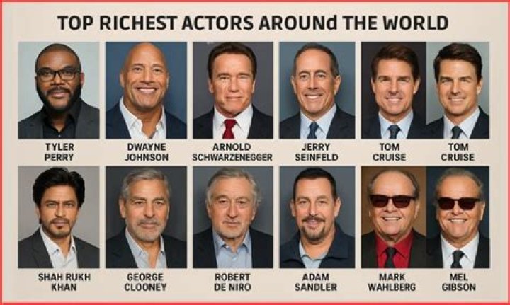 Most Popular Richest Actors Net Worth In The World (20122020) YouTube