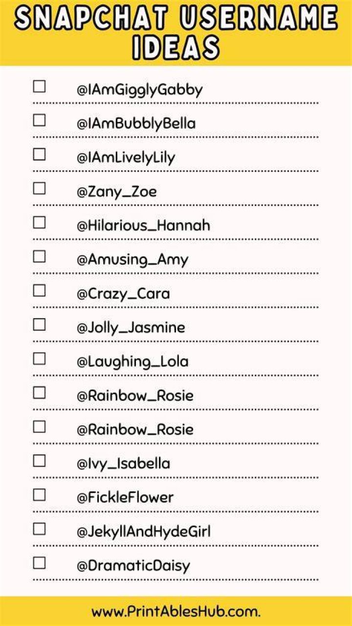 Snapchat! Snapchat, Snapchat usernames, Snapchat names